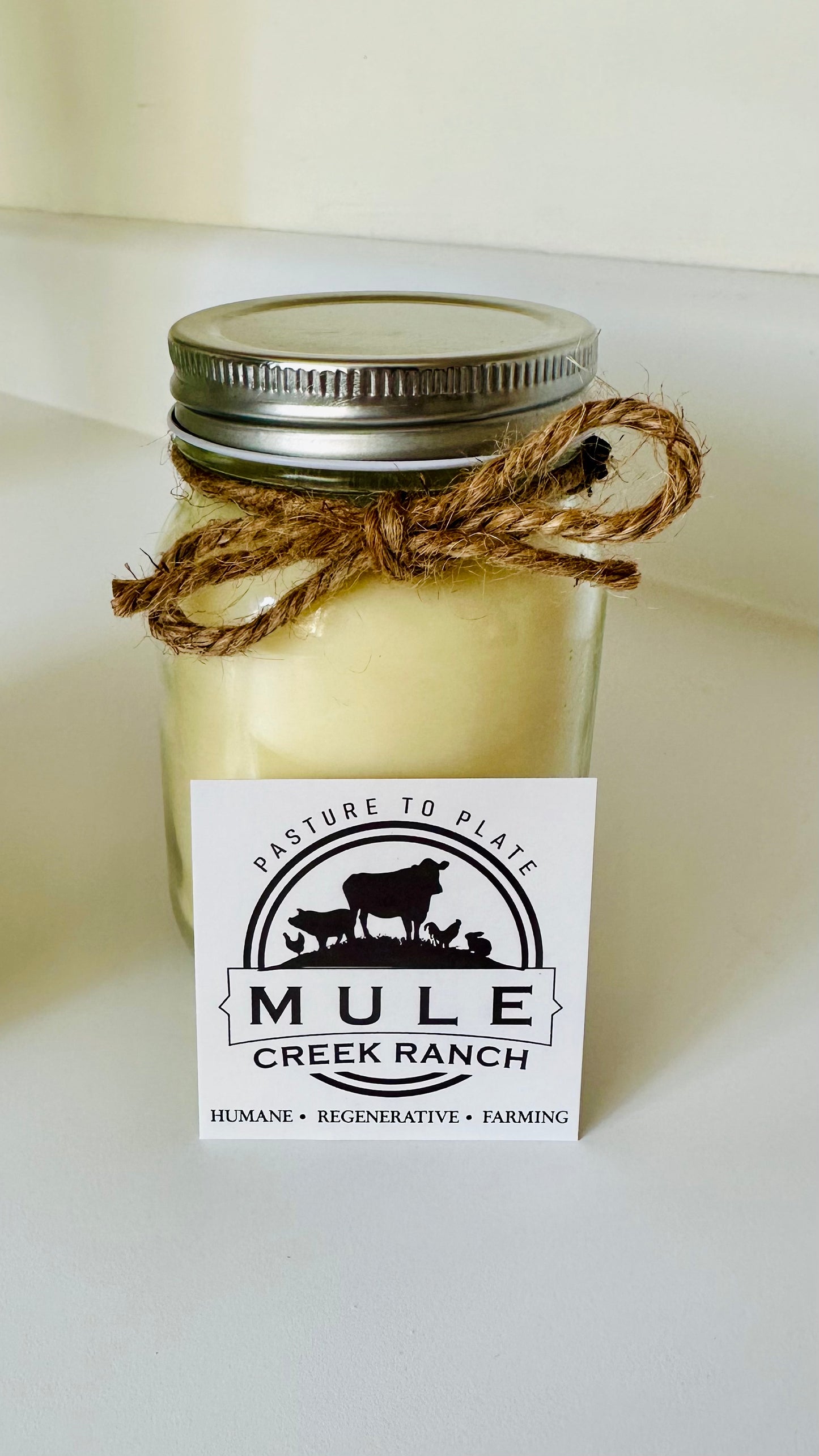 Premium Grass-fed Beef Tallow (2 lbs Rendered)