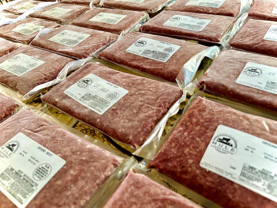 Mule Creek Ranch Dry Aged Ground Beef | 20 Pounds